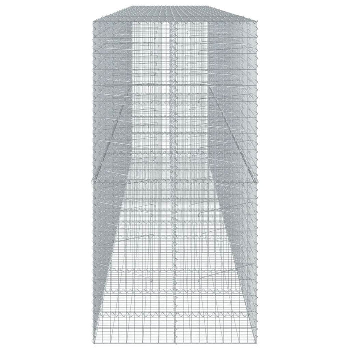 Coș gabion cu capac, 650x100x200 cm, fier galvanizat - WALTI WALTI