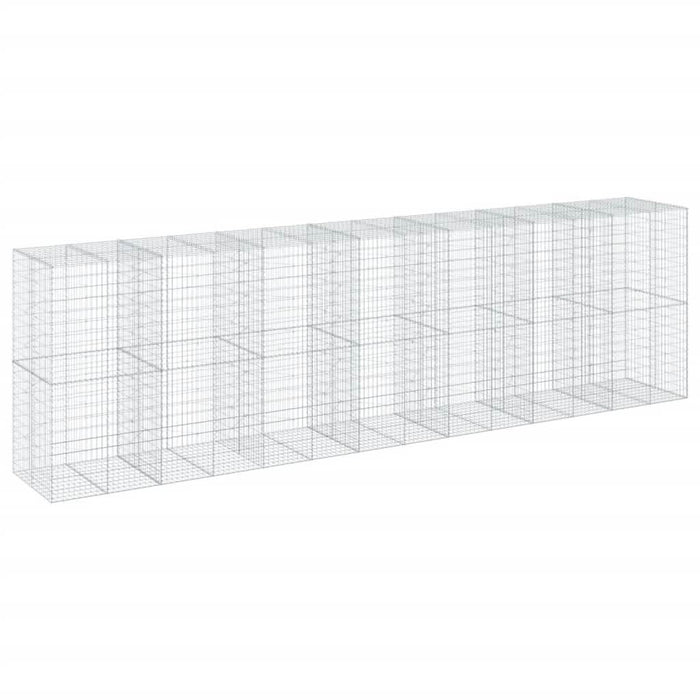 Coș gabion cu capac, 700x100x200 cm, fier galvanizat - WALTI WALTI