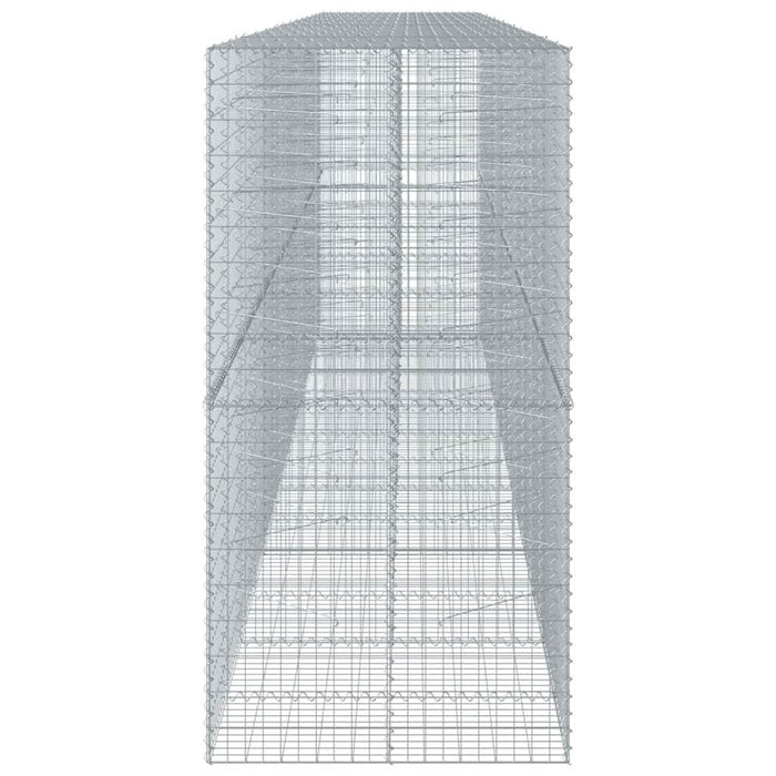 Coș gabion cu capac, 700x100x200 cm, fier galvanizat - WALTI WALTI
