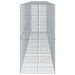 Coș gabion cu capac, 700x100x200 cm, fier galvanizat - WALTI WALTI