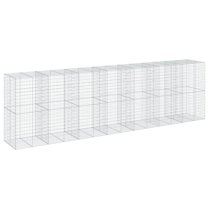 Coș gabion cu capac, 700x100x200 cm, fier galvanizat - WALTI WALTI
