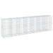 Coș gabion cu capac, 700x100x200 cm, fier galvanizat - WALTI WALTI