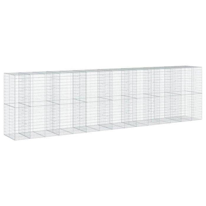 Coș gabion cu capac, 750x100x200 cm, fier galvanizat - WALTI WALTI