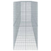 Coș gabion cu capac, 800x100x200 cm, fier galvanizat - WALTI WALTI