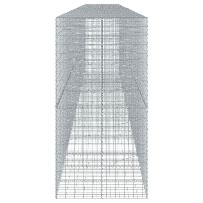 Coș gabion cu capac, 900x100x200 cm, fier galvanizat - WALTI WALTI