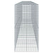 Coș gabion cu capac, 900x100x200 cm, fier galvanizat - WALTI WALTI