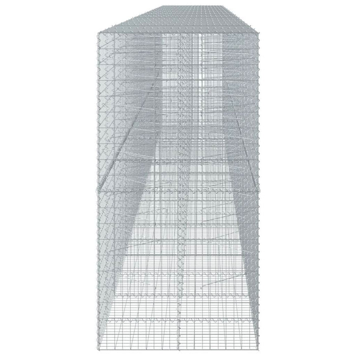 Coș gabion cu capac, 950x100x200 cm, fier galvanizat - WALTI WALTI