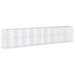 Coș gabion cu capac, 950x100x200 cm, fier galvanizat - WALTI WALTI