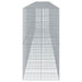 Coș gabion cu capac, 1000x100x200 cm, fier galvanizat - WALTI WALTI
