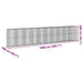Coș gabion cu capac, 1000x100x200 cm, fier galvanizat - WALTI WALTI