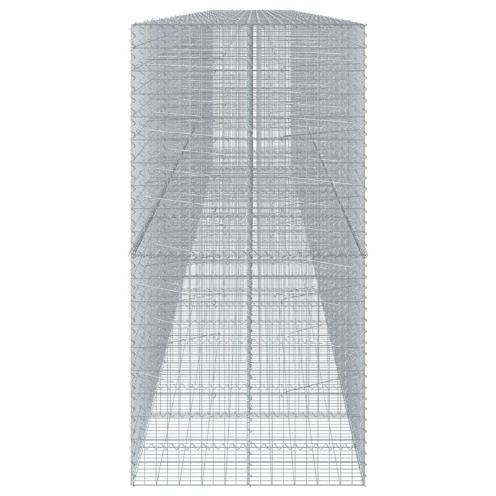 Coș gabion cu capac, 1150x100x200 cm, fier galvanizat - WALTI WALTI