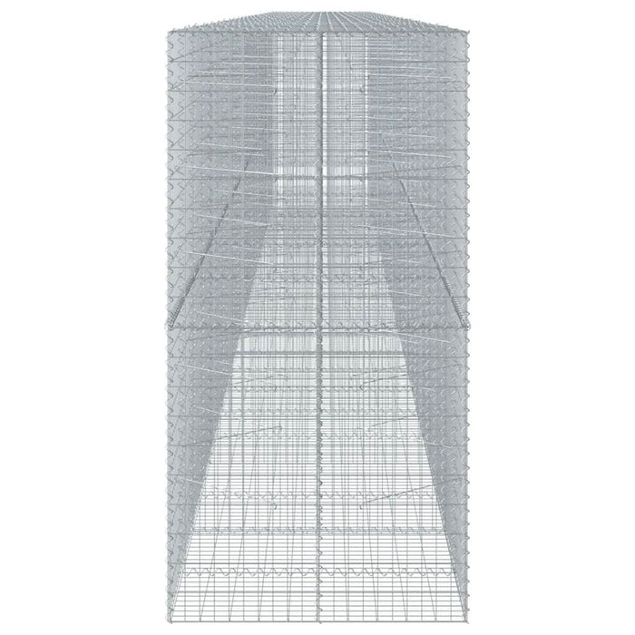 Coș gabion cu capac, 1200x100x200 cm, fier galvanizat - WALTI WALTI
