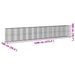 Coș gabion cu capac, 1200x100x200 cm, fier galvanizat - WALTI WALTI