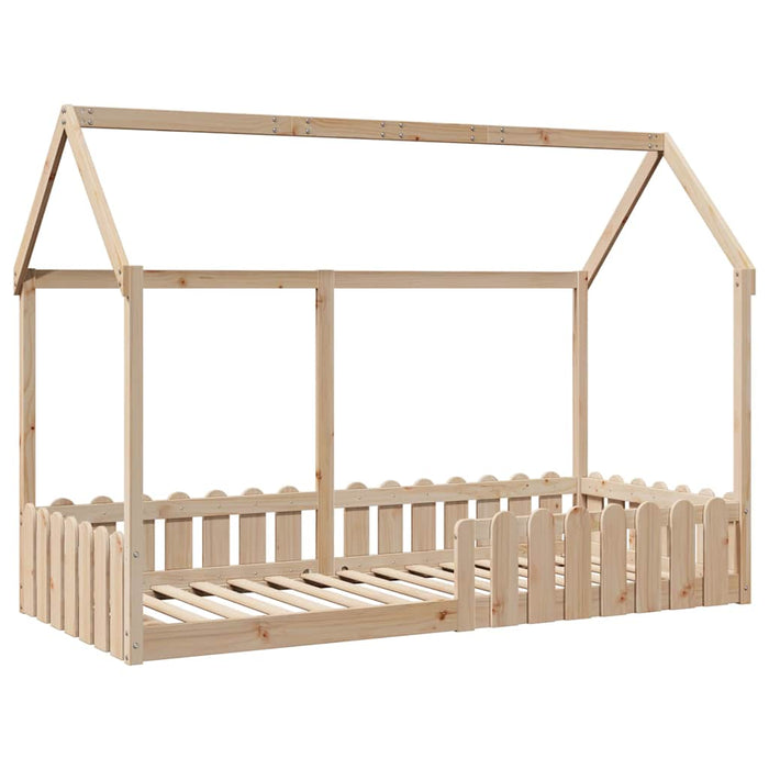 Cadru pat tip casă pentru copii, 90x190 cm, lemn masiv de pin - WALTI WALTI