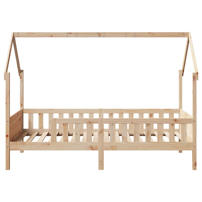 Cadru pat tip casă pentru copii, 80x200 cm, lemn masiv de pin - WALTI WALTI