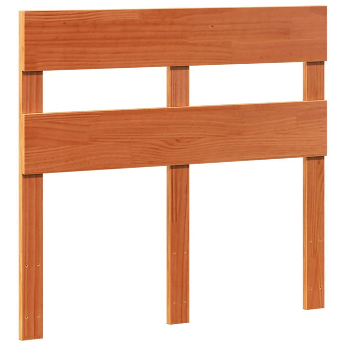 Cadru pat fără saltea, maro ceruit, 75x190 cm, lemn masiv pin - WALTI WALTI