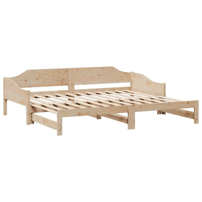 Pat de zi cu extensie, 90x190 cm, lemn masiv de pin - WALTI WALTI