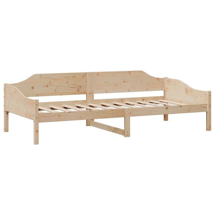 Cadru pat fără saltea, 90x190 cm, lemn masiv de pin WALTI