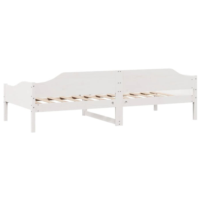 Cadru pat fără saltea, alb, 90x190 cm, lemn masiv de pin - WALTI WALTI
