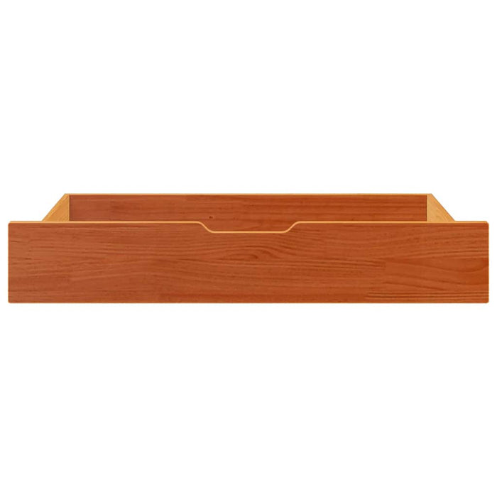 Sertare de pat 2 buc. 95x55x17 cm maro ceruit lemn masiv de pin - WALTI WALTI