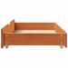 Sertare de pat 2 buc. 95x55x17 cm maro ceruit lemn masiv de pin - WALTI WALTI