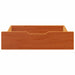 Sertare de pat 2 buc. 75x55x17 cm maro ceruit lemn masiv de pin - WALTI WALTI