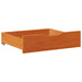 Sertare de pat 2 buc. 75x55x17 cm maro ceruit lemn masiv de pin - WALTI WALTI