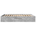 Cadru de pat, gri beton, 150x200 cm, lemn prelucrat - WALTI WALTI