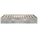 Cadru de pat, gri beton, 120x200 cm, lemn prelucrat - WALTI WALTI