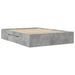 Cadru de pat, gri beton, 120x200 cm, lemn prelucrat - WALTI WALTI