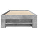 Cadru de pat, gri beton, 100x200 cm, lemn prelucrat - WALTI WALTI