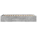 Cadru de pat, gri beton, 100x200 cm, lemn prelucrat - WALTI WALTI