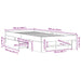 Cadru de pat, gri beton, 100x200 cm, lemn prelucrat - WALTI WALTI