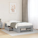 Cadru de pat, gri sonoma, 100x200 cm, lemn prelucrat - WALTI WALTI