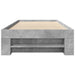 Cadru de pat, gri beton, 90x200 cm, lemn prelucrat - WALTI WALTI