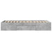 Cadru de pat, gri beton, 90x200 cm, lemn prelucrat - WALTI WALTI