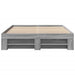 Cadru de pat, gri sonoma, 135x190 cm, lemn prelucrat - WALTI WALTI