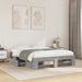 Cadru de pat, gri sonoma, 135x190 cm, lemn prelucrat - WALTI WALTI