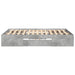 Cadru de pat, gri beton, 120x190 cm, lemn prelucrat - WALTI WALTI