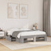 Cadru de pat, gri sonoma, 120x190 cm, lemn prelucrat - WALTI WALTI