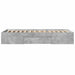 Cadru de pat, gri beton, 90x190 cm, lemn prelucrat - WALTI WALTI