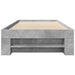 Cadru de pat, gri beton, 75x190 cm, lemn prelucrat - WALTI WALTI