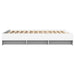 Cadru de pat, alb, 140x200 cm, lemn prelucrat - WALTI WALTI