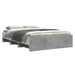 Cadru de pat, gri beton, 140x200 cm, lemn prelucrat - WALTI WALTI