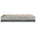 Cadru de pat, gri beton, 140x200 cm, lemn prelucrat - WALTI WALTI