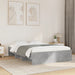 Cadru de pat, gri beton, 140x200 cm, lemn prelucrat - WALTI WALTI