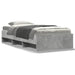 Cadru de pat, gri beton, 90x200 cm, lemn prelucrat - WALTI WALTI