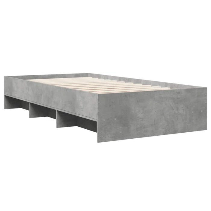 Cadru de pat, gri sonoma, 90x200 cm, lemn prelucrat - WALTI WALTI