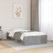 Cadru de pat, gri sonoma, 90x200 cm, lemn prelucrat - WALTI WALTI