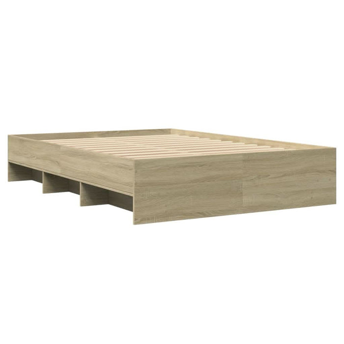 Cadru pat fără saltea stejar sonoma 120x190 cm, lemn prelucrat - WALTI WALTI